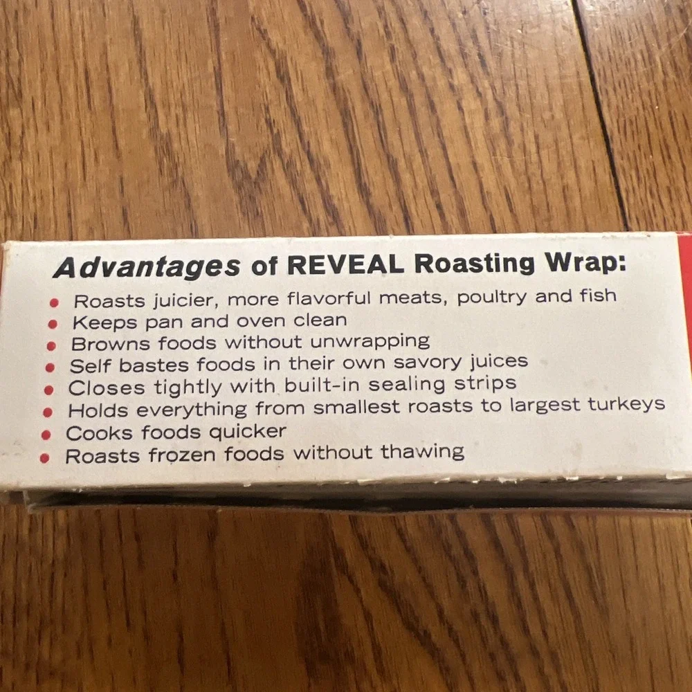 Vintage Reveal Roasting Wrap Kitchen Advertising Colgate Good Housekeeping READ